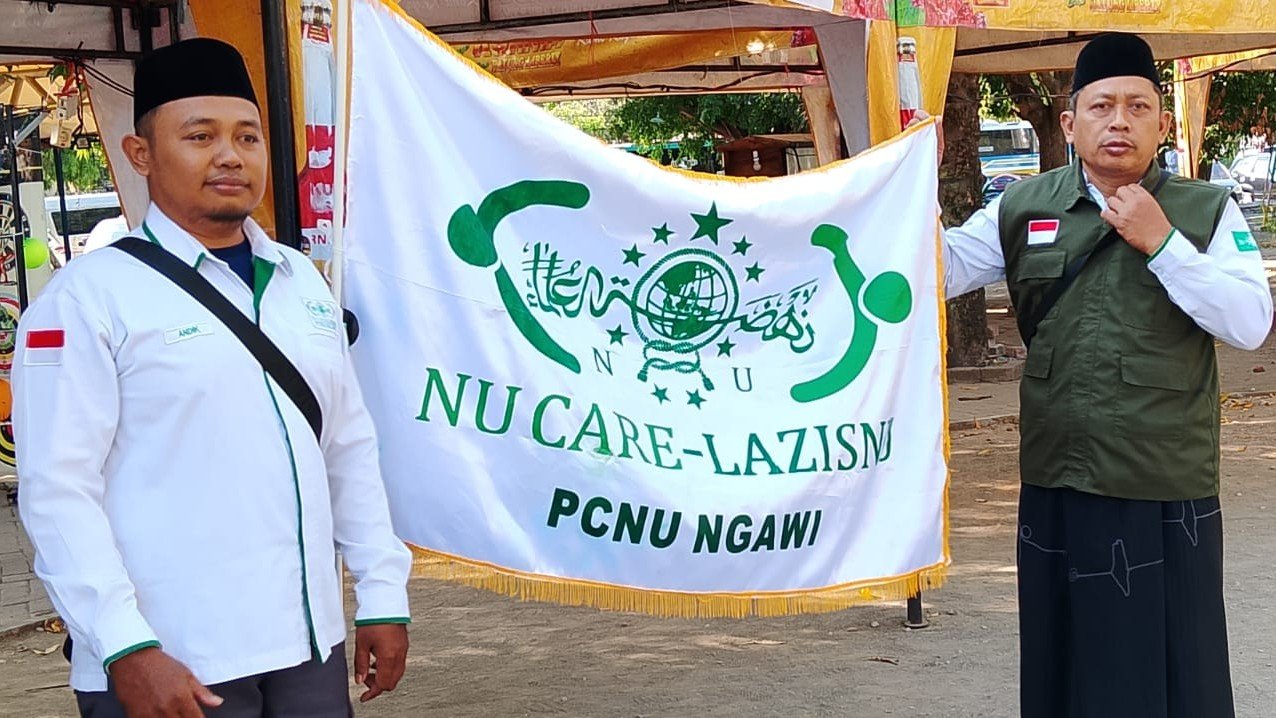 NU Care LAZISNU PCNU Ngawi menegaskan semangat santri peduli negeri sebagai jalan khidmah./dok.QONY
