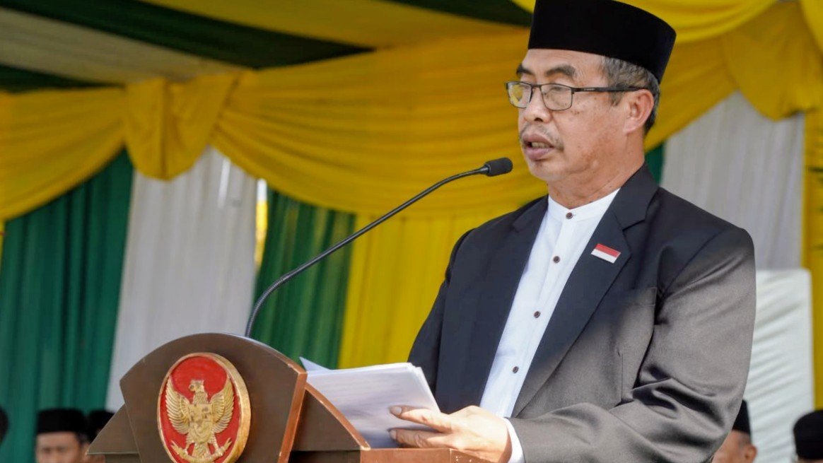 Memperingati Hari Santri 2026, Bupati Hari Wuryanto mengajak santri Madiun menjadi pelopor kemajuan negeri./dok.Galuh Ari