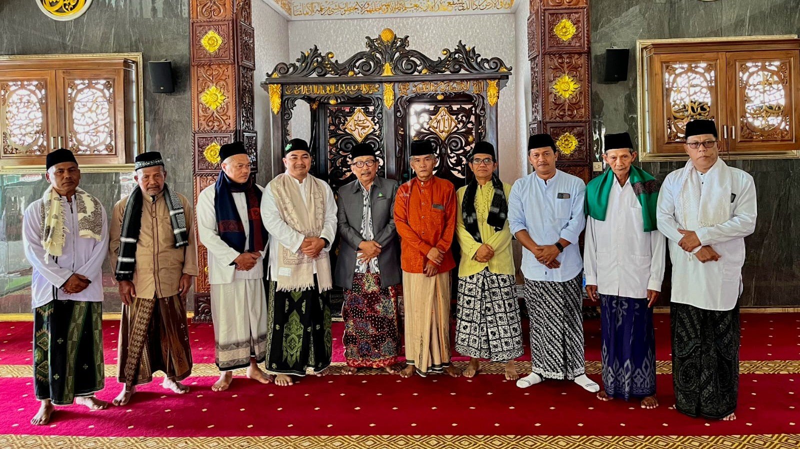 Hari Santri di Belung menghadirkan KH Muhammad Nafi’ di Masjid Al Ridho, Malang./dok.Rofii