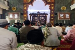 Hari Santri di Belung, KH Muhammad Nafi’ menekankan cinta Aswaja, NU, dan Tanah Air./dok.Rofii