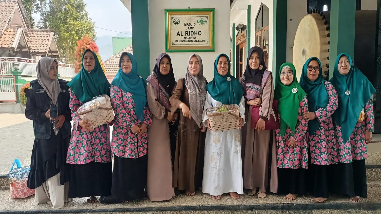 Memperingati Hari Santri di Belung 2026 di Masjid Jami Al Ridho, Poncokusumo, Malang./dok.Rofii