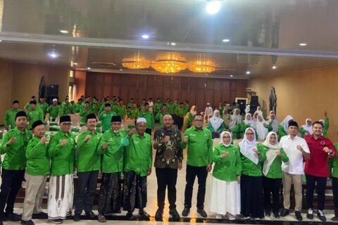 PKB Ngawi menggelar Pengukuhan Pengurus DPC dan DPAC, turut dihiasi penampilan Sanggar Teater Gatot Kaca./dok.Qony