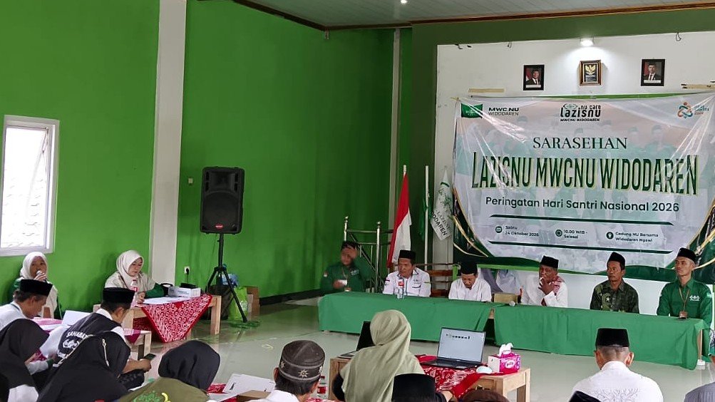 Pengurus JPZIS NU dari 12 ranting yang mengikuti sarasehan sebagai konsolidasi dan penguatan lembaga./dok.Qony