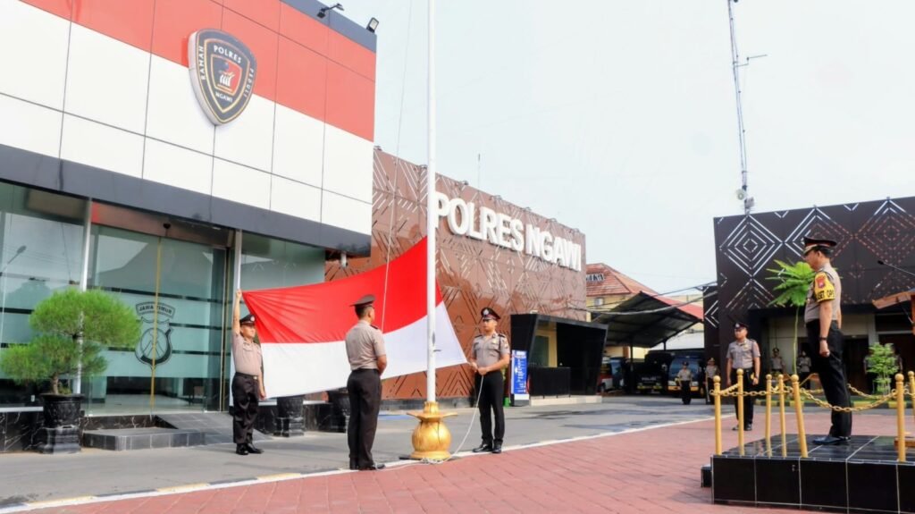 Polres Ngawi menggelar Upacara Hari Sumpah Pemuda ke-98, 28 Oktober 2026./dok.Galuh Ari-Humas