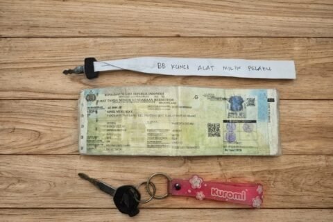 Barang bukti dari pelaku pencurian motor di lokasi hajatan yang diringkus Polres Ngawi./dok.Galuh Ari