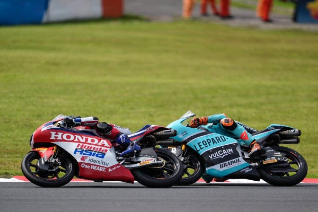 Veda Pratama dan Adrian Fernandez di Motegi Jepang dalam seri ke-16 Moto3 2026./dok.Honda Racing