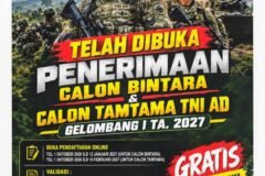 Raih Masa Depan Gemilang dan Mengabdi Kepada NKRI dengan Menjadi Prajurit TNI AD