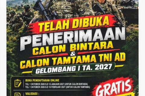 Raih Masa Depan Gemilang dan Mengabdi Kepada NKRI dengan Menjadi Prajurit TNI AD