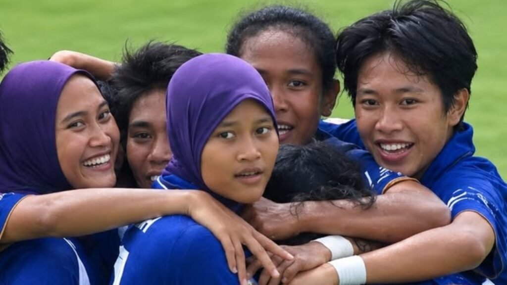 Persita Women menjadi tim pertama yang menang pada musim perdana Indonesia Women's League 2026/27./Instagram @tvrisports