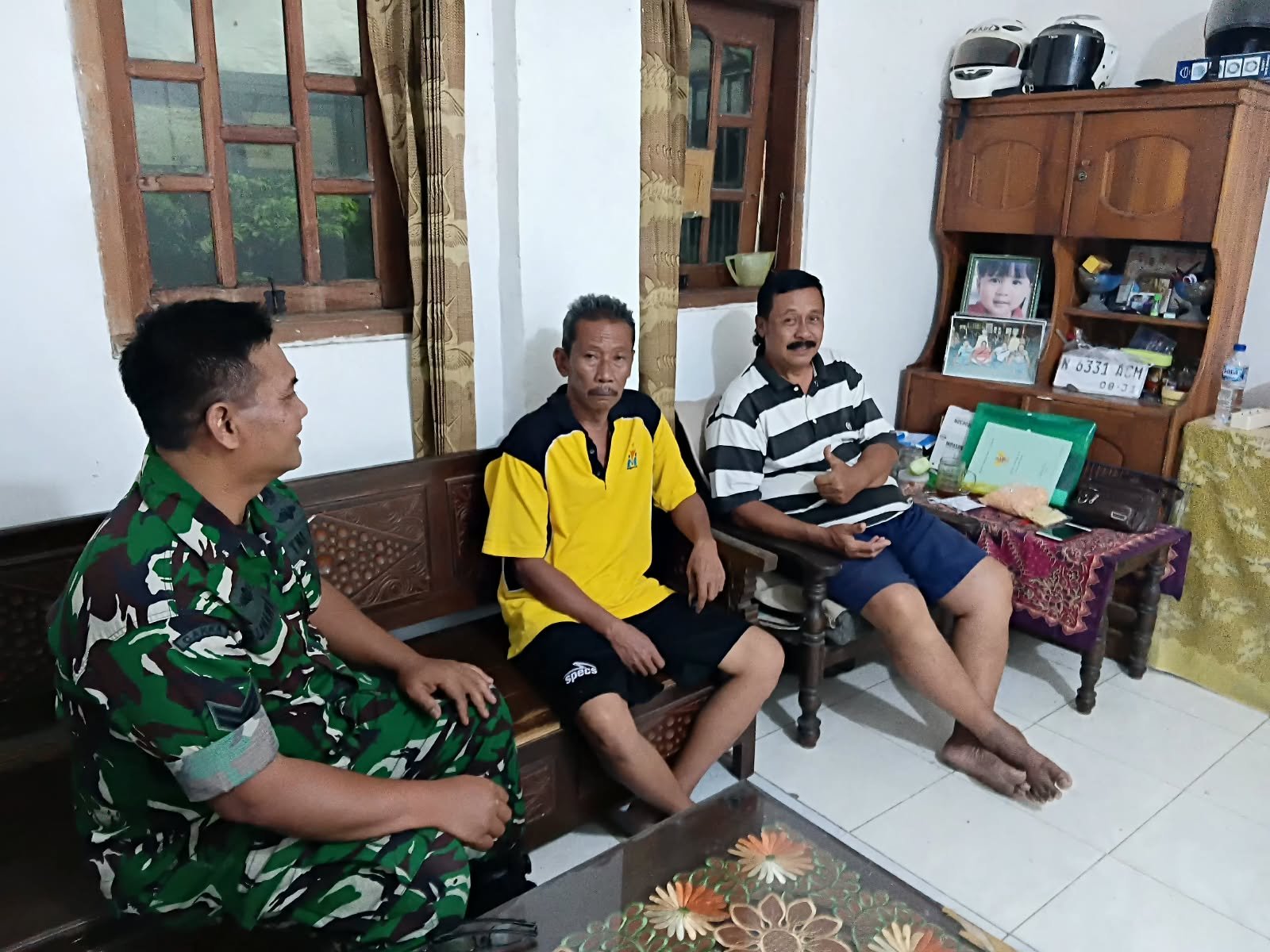 Anjangsana ke Rumah Warga, Babinsa Klojen Pererat Silaturahmi dan Serap Aspirasi