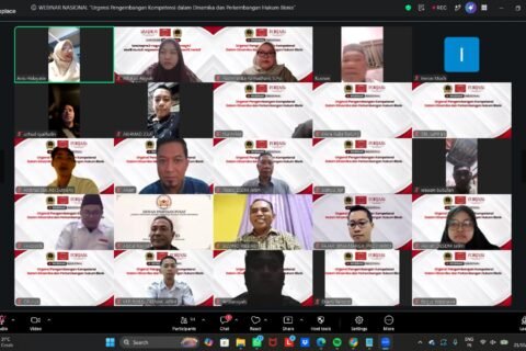 Peserta Webinar Nasional LKHAI
