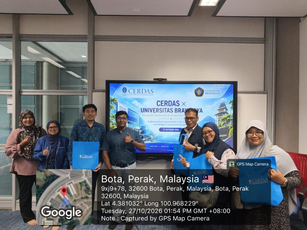 Delegasi UB dan jajaran CeRDaS UTP berfoto bersama usai pertemuan
