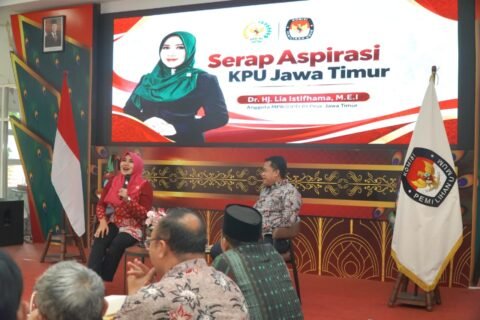 DPD RI Lia Istifhama acara serap aspirasi KPU Jawa Timur