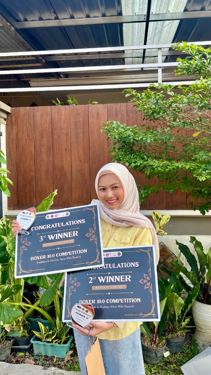 Faizah Salsabila Said Raih Dua Juara di Boxer 10.0, Mahasiswi PAI UIN Malang Berprestasi di Bidang Penyiaran