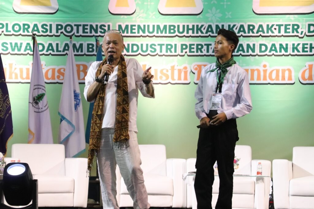 Sesi diskusi interaktif dan tanya jawab bersama narasumber dalam kegiatan pembekalan Pengembangan Potensi Mahasiswa (PPM) FBiPK UB 2026.