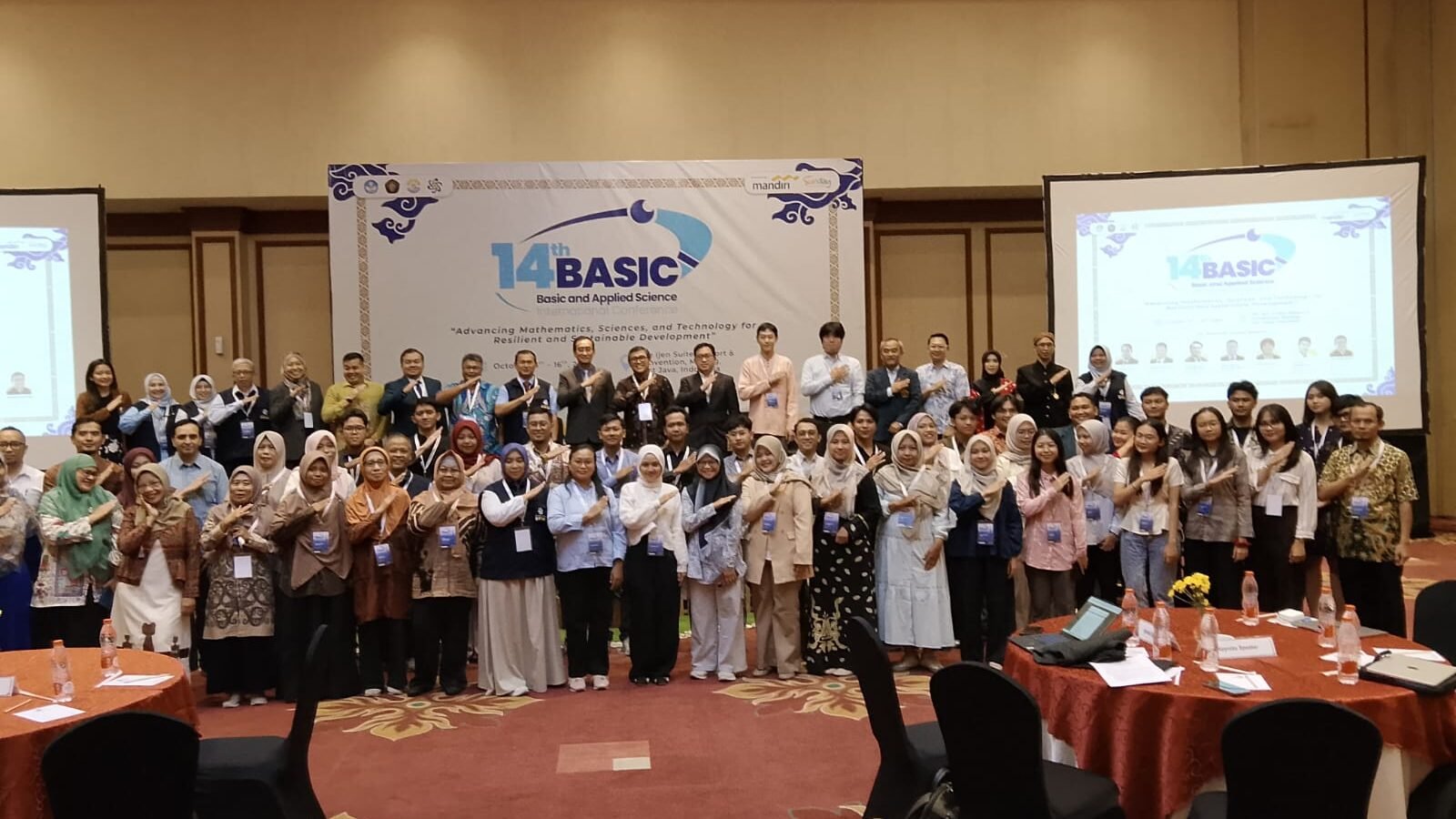 Foto bersama peserta 14th BASIC FSTeM UB