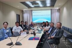 Pertemuan terbatas CropBio Joint Analysis Workshop yang dipimpin oleh tim delegasi Indonesia dan mitra internasional.