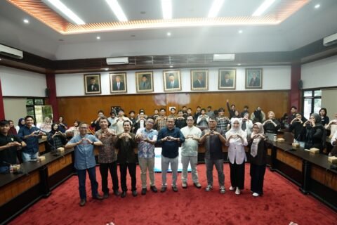 Suasana kajian Islam multidisipliner bertema jurnalisme profetik yang digelar oleh Pusat Studi Islam Berkemajuan (PSIB) Universitas Muhammadiyah Malang (UMM) di Ruang Sidang Senat UMM.