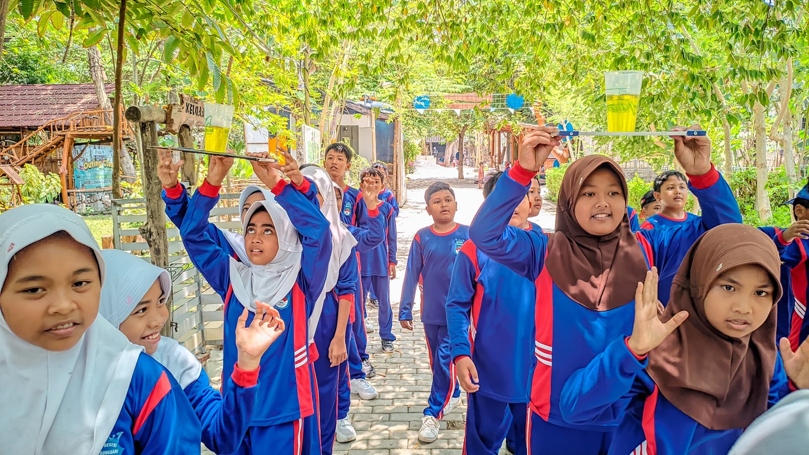 Keceriaan Ratusan Siswa SDN Kedungsari Saat Outing Class di Mbedidhink Outbound