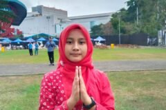 Vanya (11), dai cilik asal Malang yang sukses menorehkan prestasi nasional di bidang dakwah serta telah menghafal 13 juz Al-Qur’an.