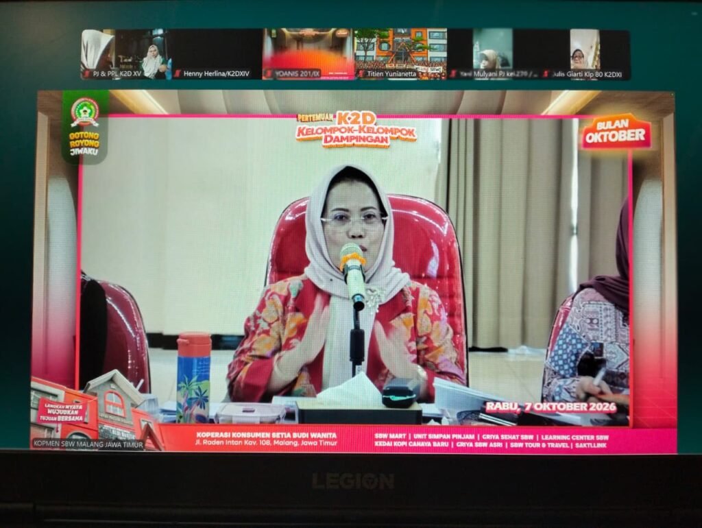 Ketua SBW Sri Untari Bisowarno