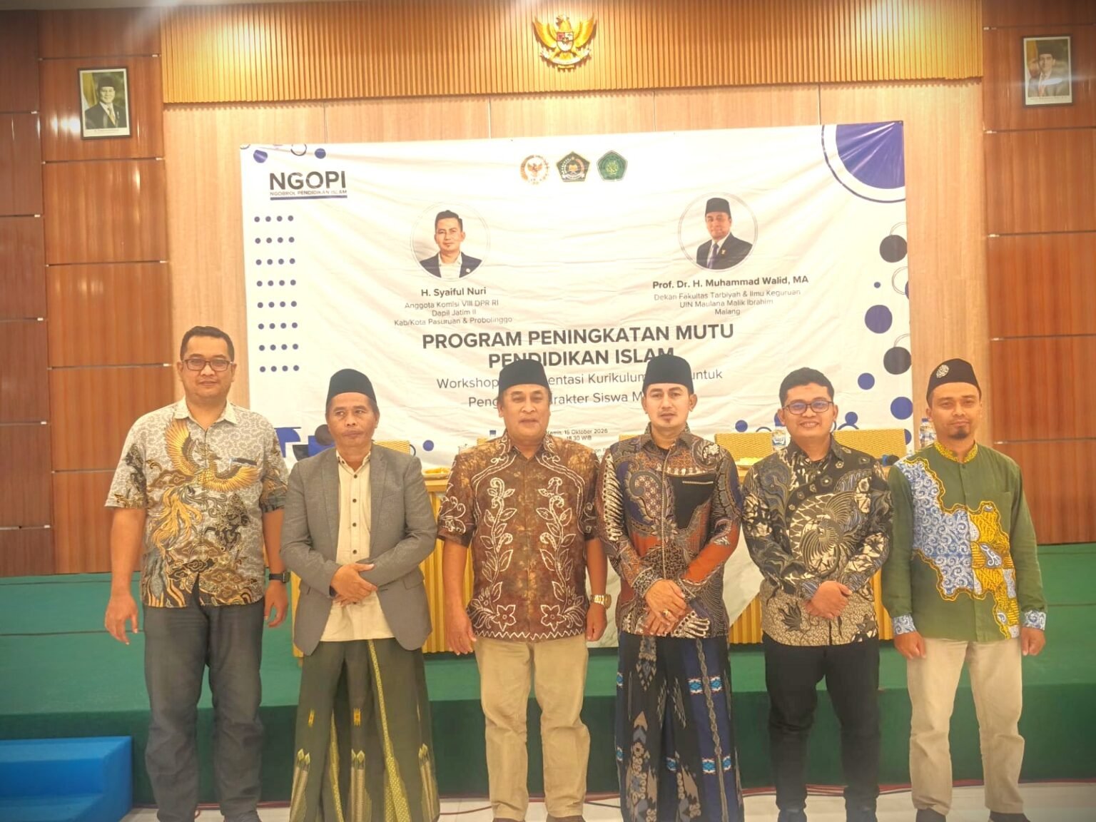 Kurikulum Cinta Masuk Madrasah, Dekan FTIK UIN Malang Jadi Pemateri Workshop di Probolinggo