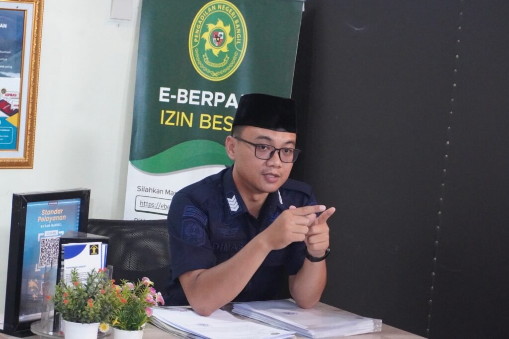 Petugas integrasi Rutan Bangil, Dimas Febri Wibowo