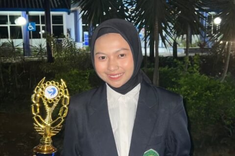 Faizah Salsabila Sa'id, Juara 2 Master of Ceremony dalam Business Administration Olympic 2026 yang diselenggarakan Himpunan Administrasi Niaga Politeknik Negeri Malang