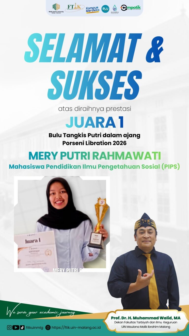 Pamflet ucapan selamat dan sukses