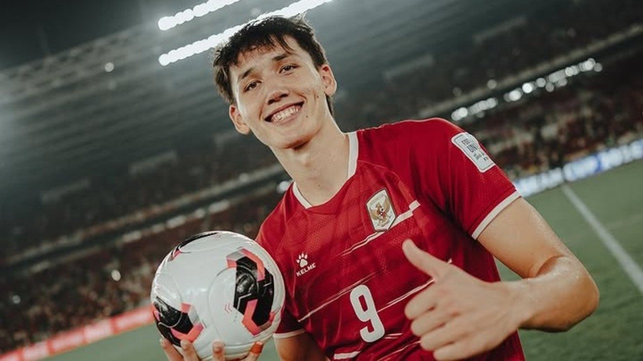 Mitchell Baker mencetak lima gol ke gawang Bangladesh di FIFA ASEAN Cup 2026 (1/10)./Instagram @timnasindonesia