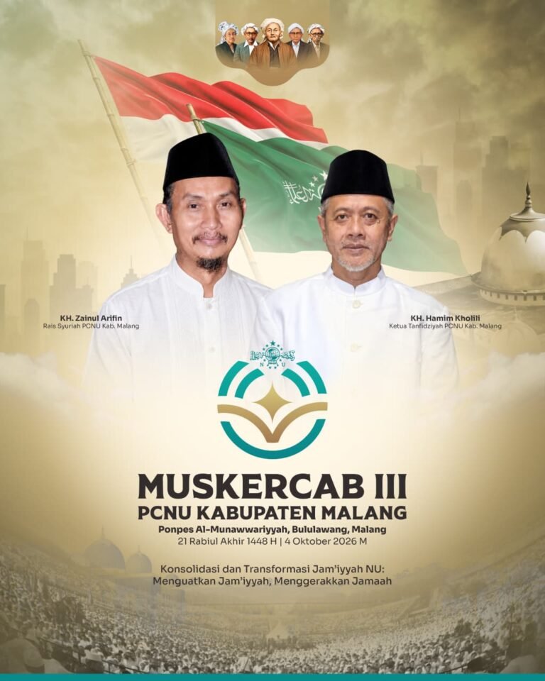 Flyer Muskercab III PCNU Kabupaten Malang