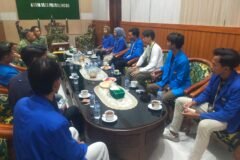 Mahasiswa Islam Indonesia (PC PMII) Probolinggo menggelar silaturahmi bersama jajaran Komando Distrik Militer (Kodim) 0820/Probolinggo