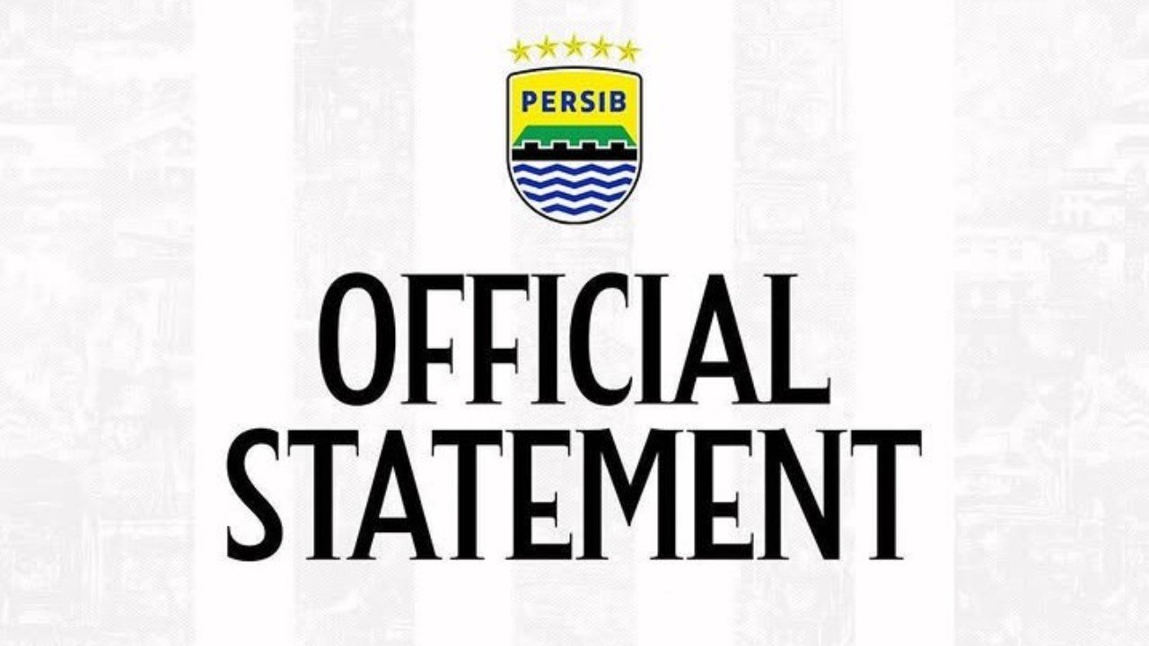 Pernyataan Persib Bandung terhadap serangan suporter klub lain pada bus rombongan EPA U-18 di Batang./Instagram @persib