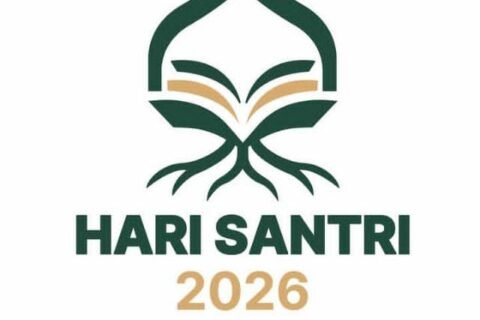 Poster logo Hari Santri 2026