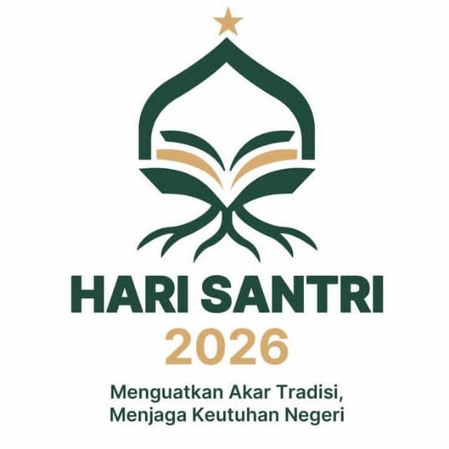 Poster logo Hari Santri 2026