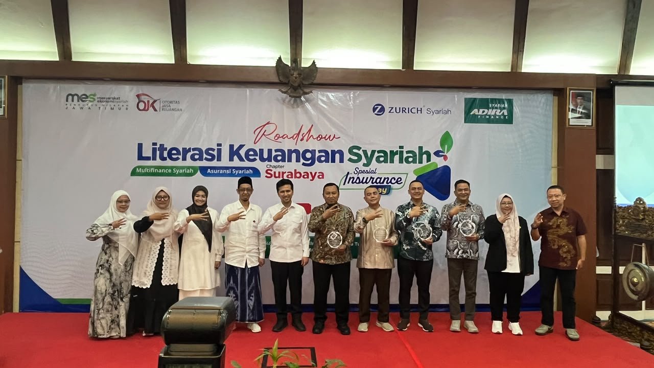 Roadshow Literasi Keuangan Syariah MES Jawa Timur.