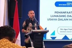 Sekda Kabupaten Lumajang, Agus Triyono membuka acara.