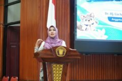 Senator DPD RI Jatim Dr. Lia Istifhama saat menyampaikan materi di Universitas Brawijaya.