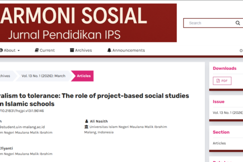 Tampilan depan jurnal Sinta 2