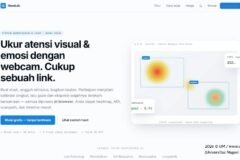 Tampilan antarmuka platform berbasis web Foveo-One yang dikembangkan tim peneliti Universitas Negeri Malang (UM) untuk mengukur atensi visual dan ekspresi emosi peserta didik secara praktis hanya menggunakan webcam dan tautan.