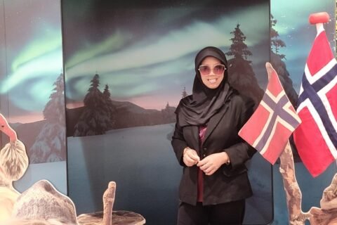 Santy, a girl from Malang.
