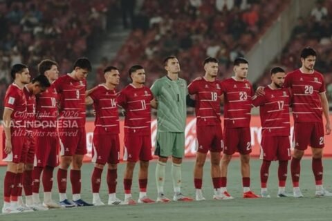 Susunan pemain Timnas Indonesia pada laga terakhir Grup A sebelum melawan Thailand di final FIFA ASEAN Cup 2026./Instagram @timnasindonesia