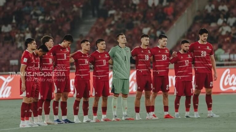 Susunan pemain Timnas Indonesia pada laga terakhir Grup A sebelum melawan Thailand di final FIFA ASEAN Cup 2026./Instagram @timnasindonesia