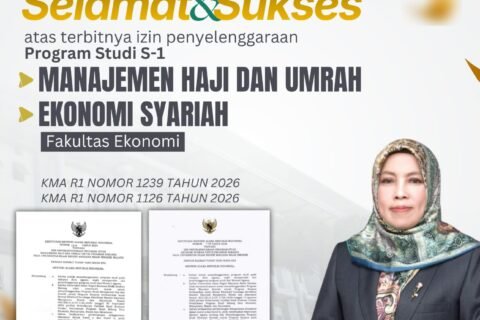 Pamflet dibukanya dua Prodi baru UIN Malang