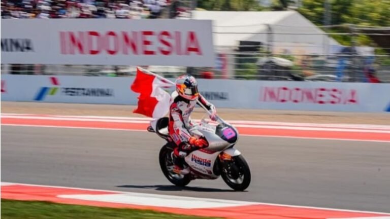 Hasil Moto3 Indonesia 2026, Veda Pratama mengukir tiga rekor fantastis di Mandalika (11/10)./Instagram @themandalikagp