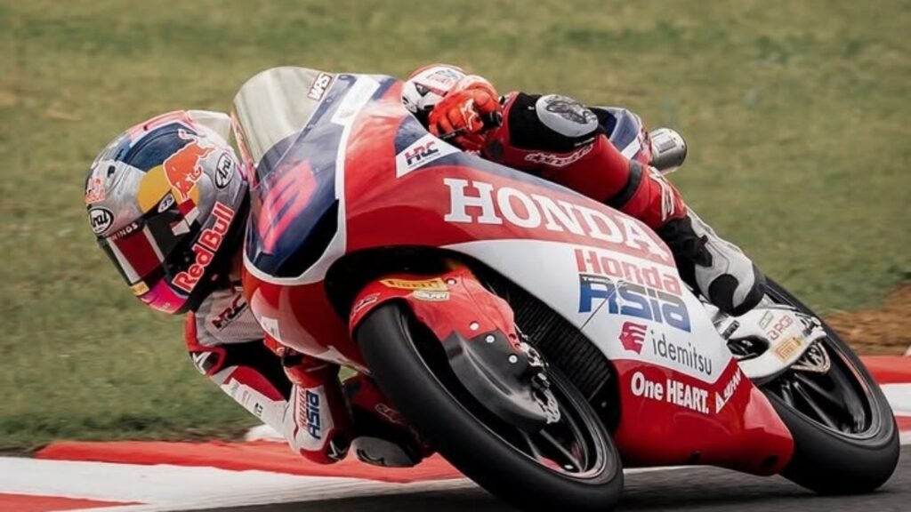 Veda Pratama menatap jadwal balap Moto3 Indonesia 2026 dengan target konsistensi./Instagram @veda_54
