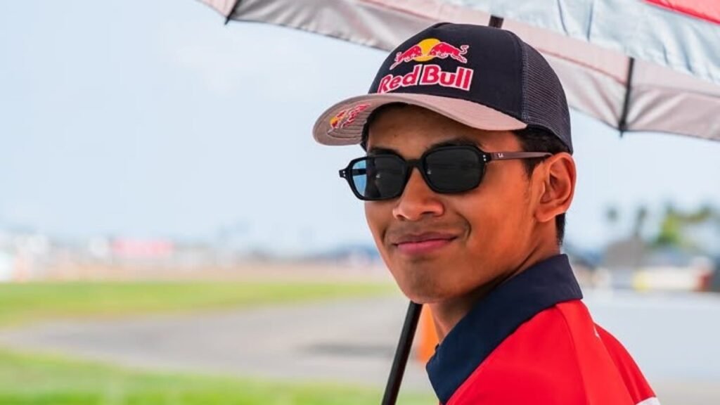 Veda Pratama lolos Q2 Moto3 Indonesia 2026 usai tembus 14 besar di sesi Latihan (9/10)./Instagram honda_team_asia